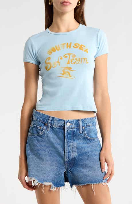 MOTHER The Itty Bitty Cotton Graphic Baby Tee