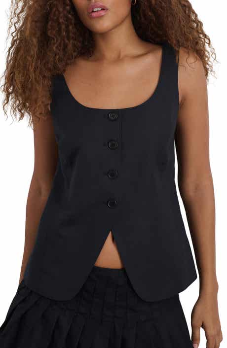 Alex Mill Gabby Linen & Cotton Vest