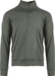 BURNSIDE Jersey Quarter Zip Sweatshirt