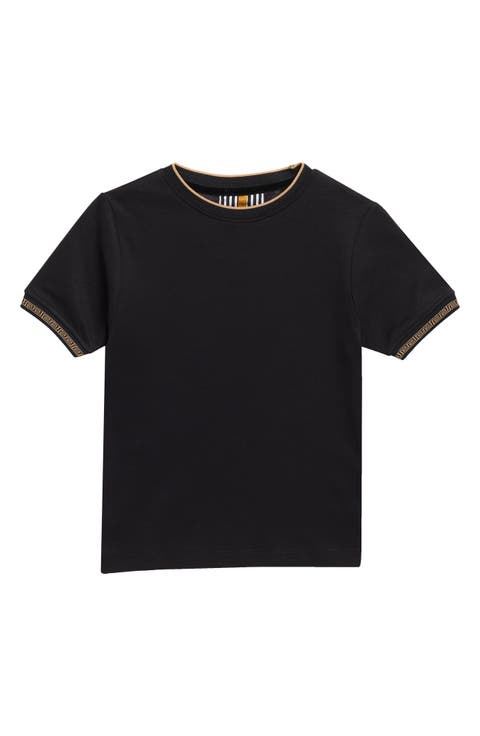 Kids' Tipped Crewneck Knit T-Shirt (Little Kid)