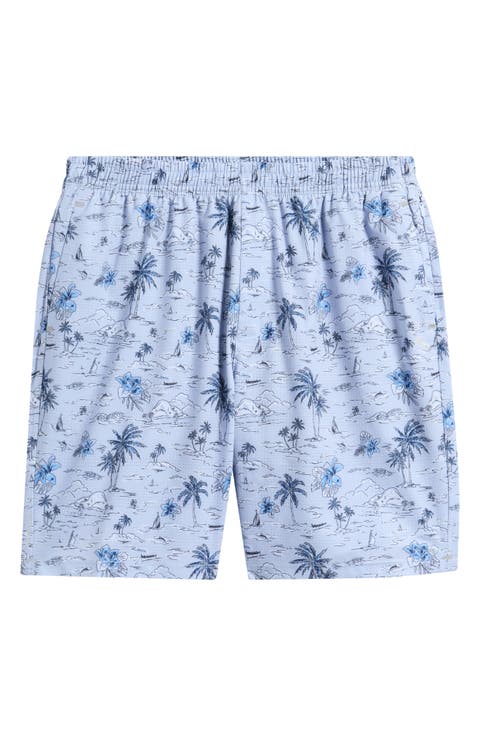 Huntington Beach Views 8-Inch Hybrid Swim Trunks