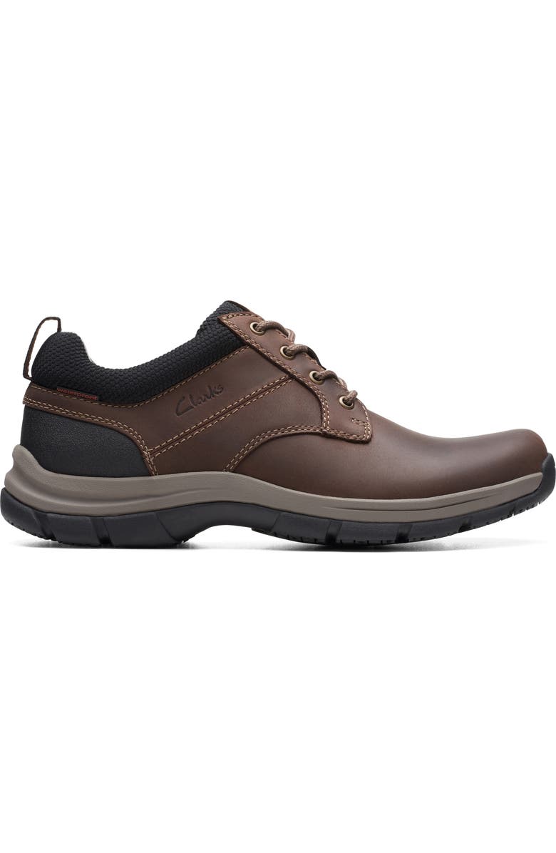 Clarks<sup>®</sup> Walpath Waterproof Low Boot, Alternate, color, Brown Leather