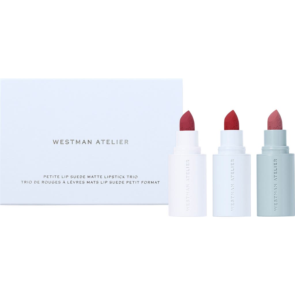 Westman Atelier Petite Lip Suede Matte Lipstick Trio Set $78 Value