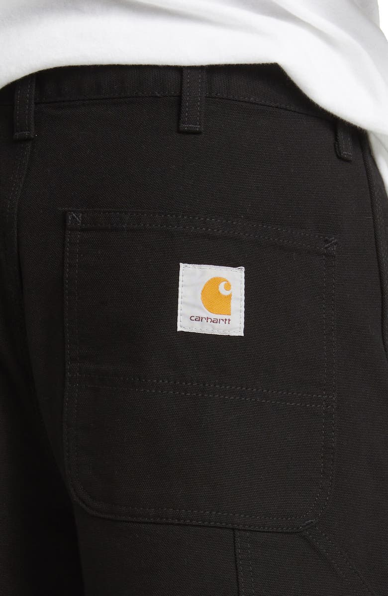Carhartt Work In Progress Double Knee Pants, Alternate, color, Black Rinsed