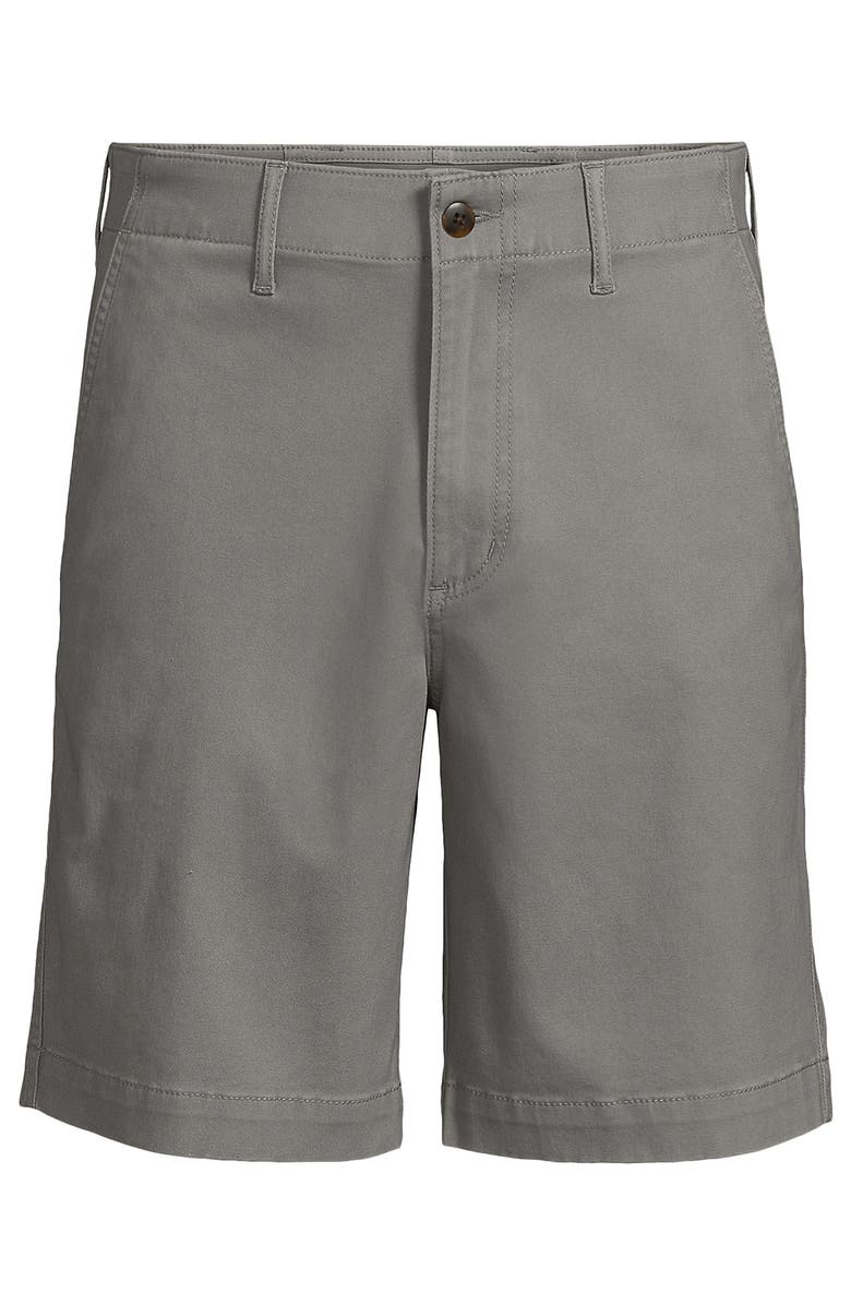 Lands' End Knockabout 9" Comfort Waist Classic Fit Chino Short, Alternate, color, Wet Cement