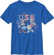 Mickey & Friends Boy's Mickey & Friends Minnie and Daisy Fireworks Graphic T-Shirt