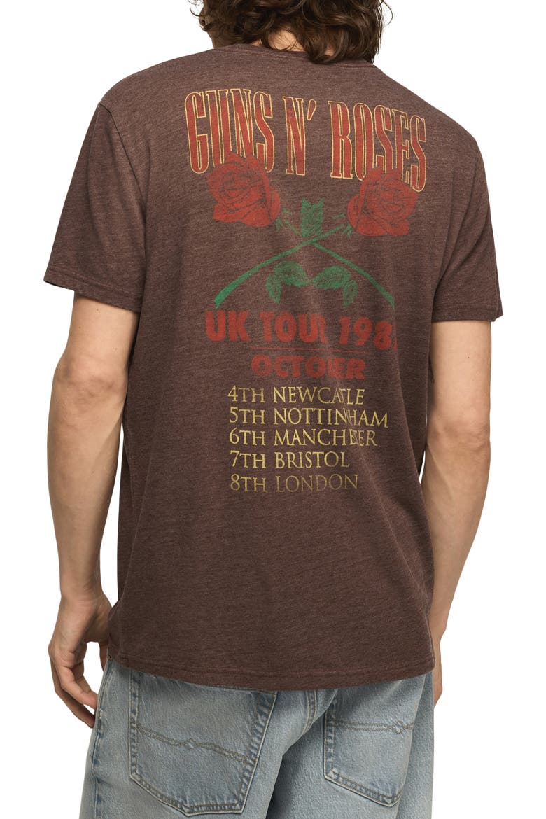 Guns N' Roses Graphic T-Shirt, Alternate, color, COFFEE BEAN
