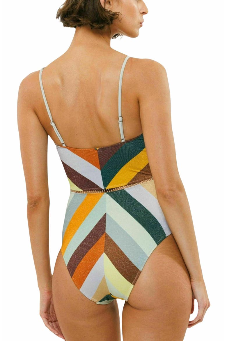 Arava One-piece Swimsuit, Alternate, color, Multicolor