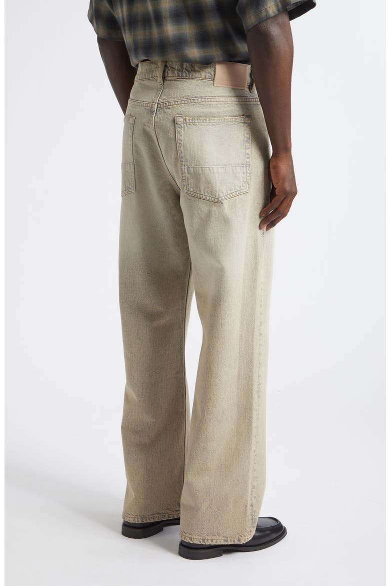 Third Cut Wide Straight Leg Jeans, Alternate, color, WOLFPACK WASH