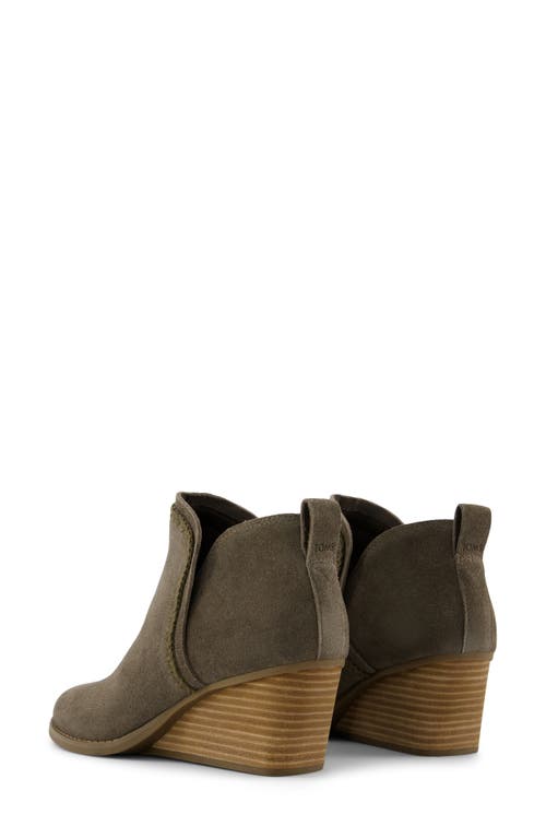 Toms Kaia Wedge Bootie In Green