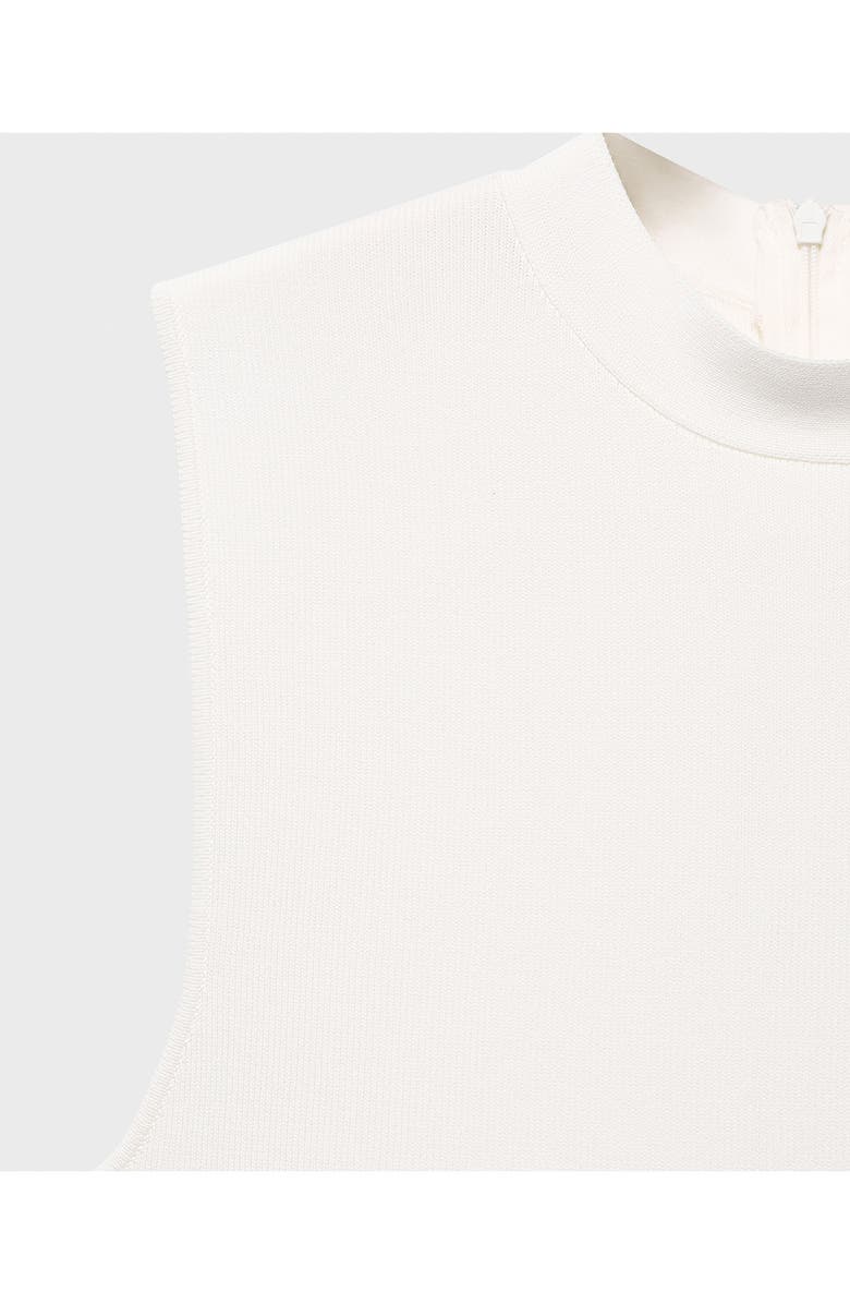 MANGO Sleeveless Belted Wide Leg Jumpsuit, Alternate, color, Off White