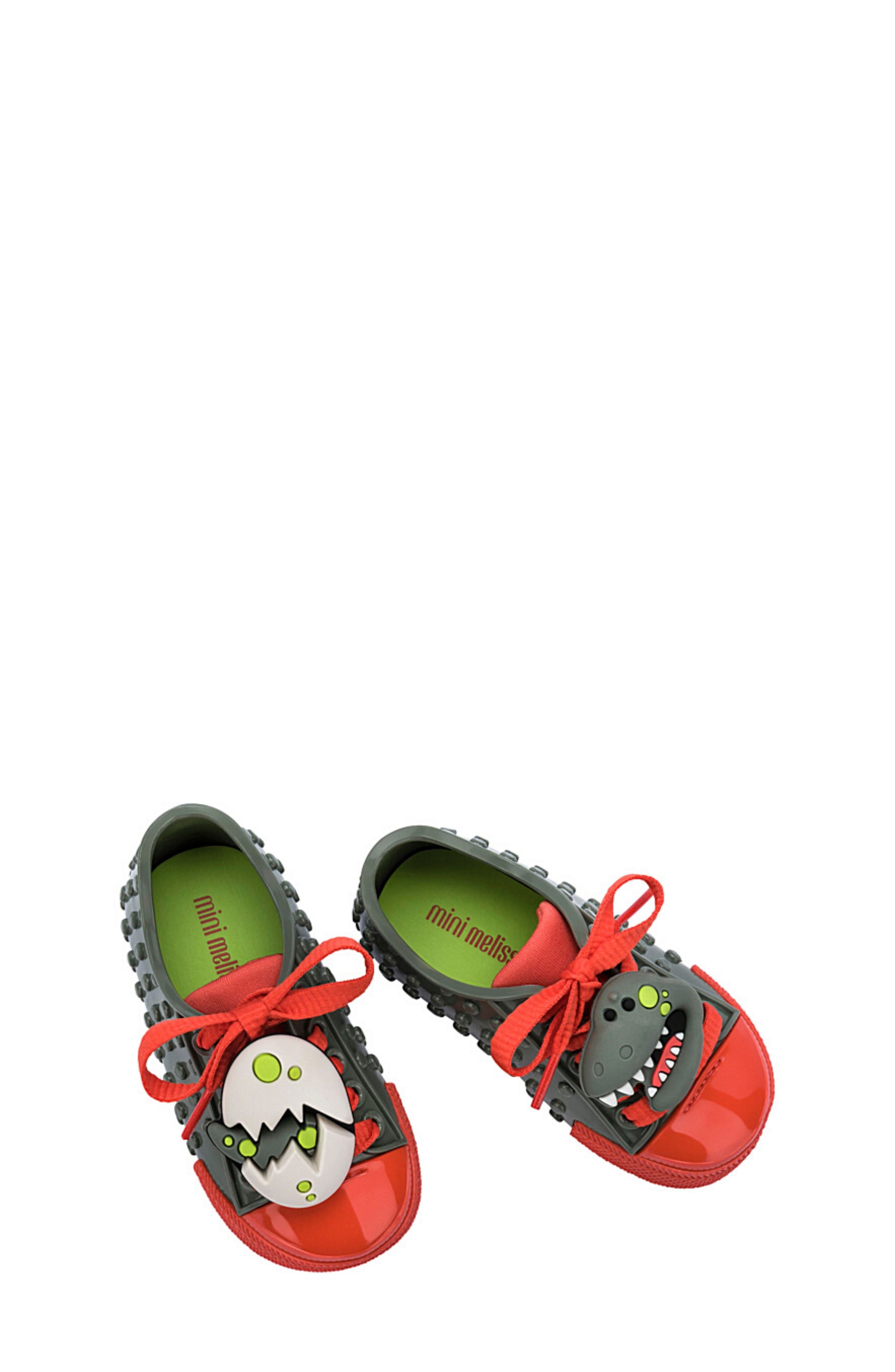 Mini Melissa Polibolha Dino Sneaker, Alternate, color, 