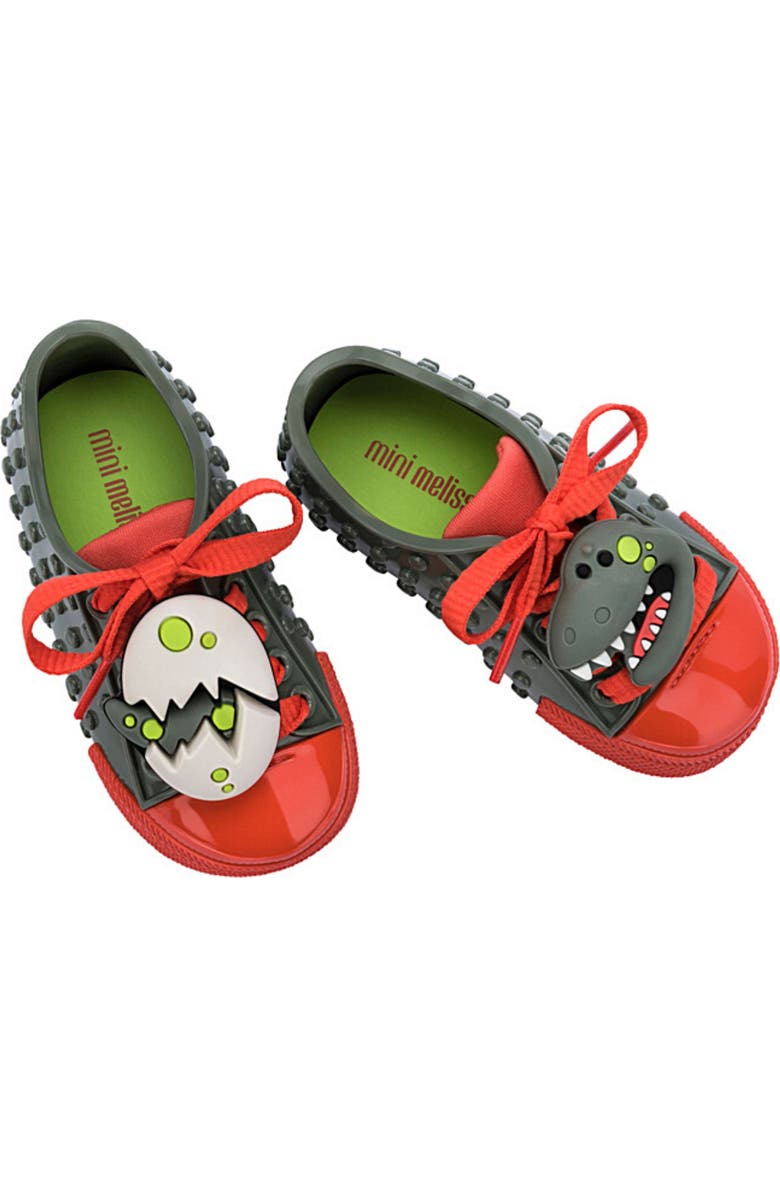Mini Melissa Polibolha Dino Sneaker, Alternate, color,