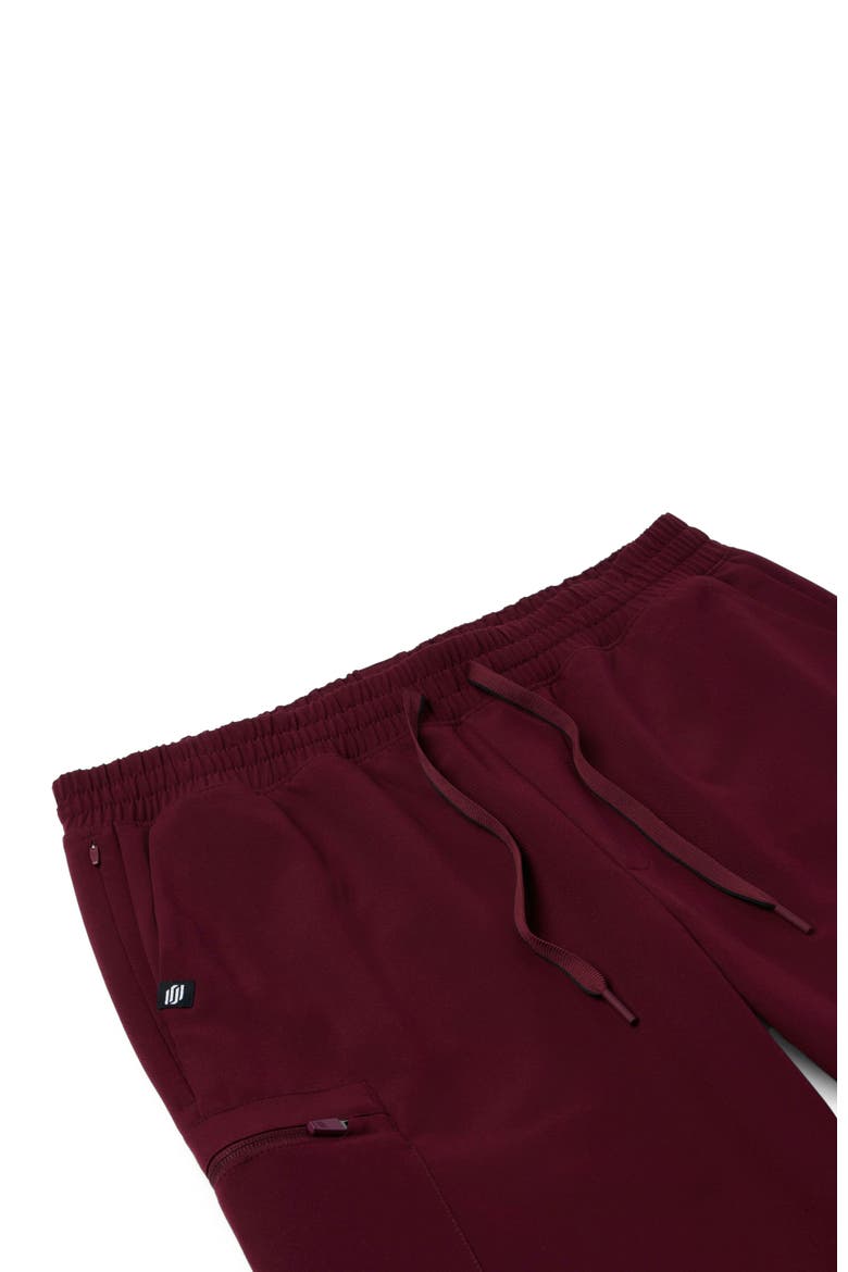 Osmo Men's 8-Pocket Classic Scrub Jogger, Alternate, color, Burgundy