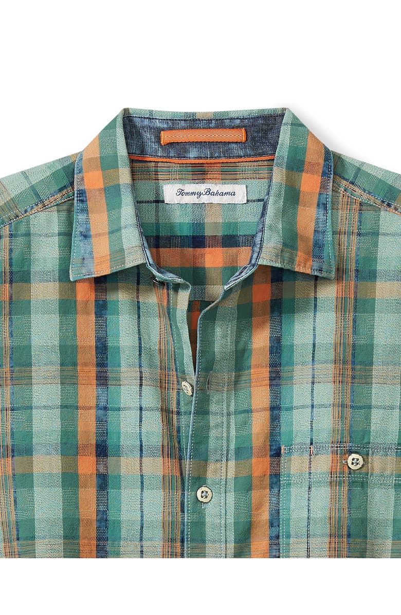 Tommy Bahama Indio Coast Plaid Cotton Button-Up Shirt, Alternate, color, 