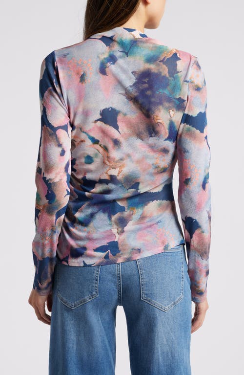 Rails Joelle Mock-neck Top In Midnight Verbena