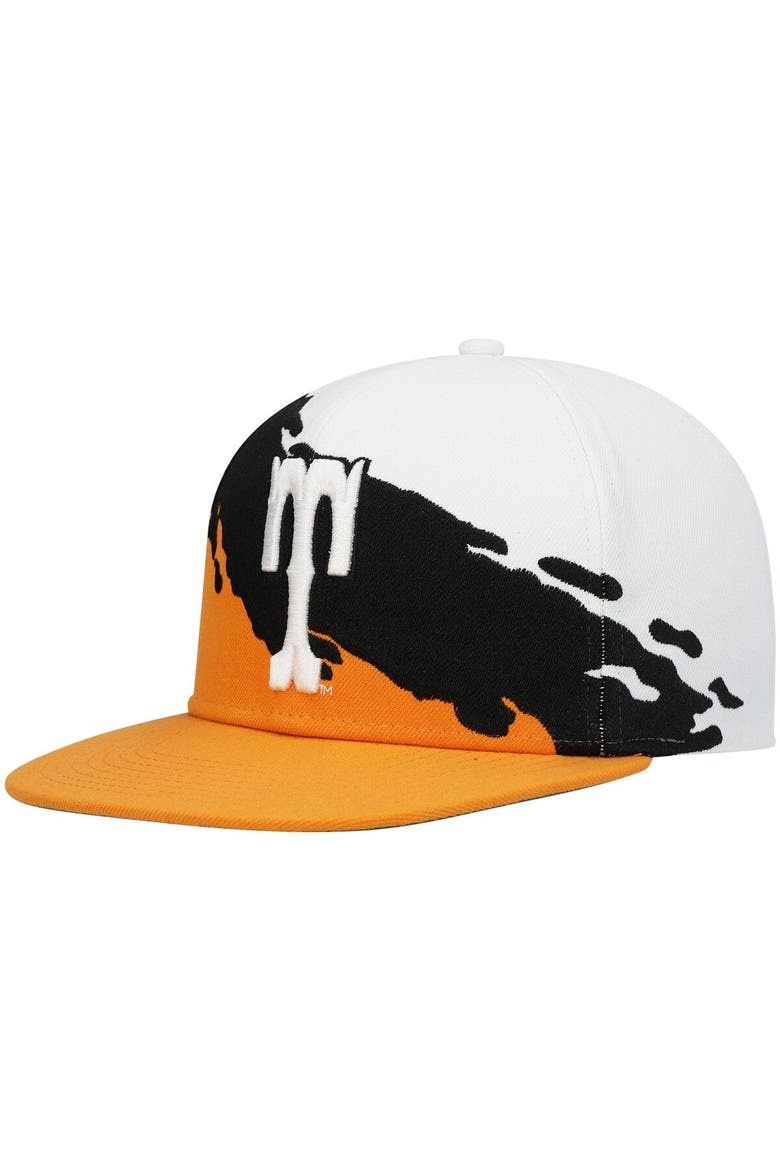 Men's Mitchell & Ness Tennessee Orange/White Tennessee Volunteers Paintbrush Snapback Hat, Main, color, Tennessee Orange