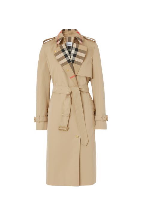 Ladies burberry coat online