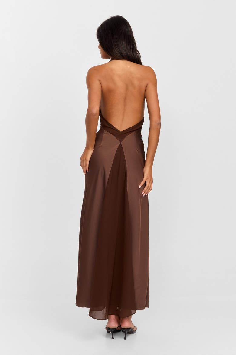 Arabella Maxi Dress, Alternate, color, Chocolate