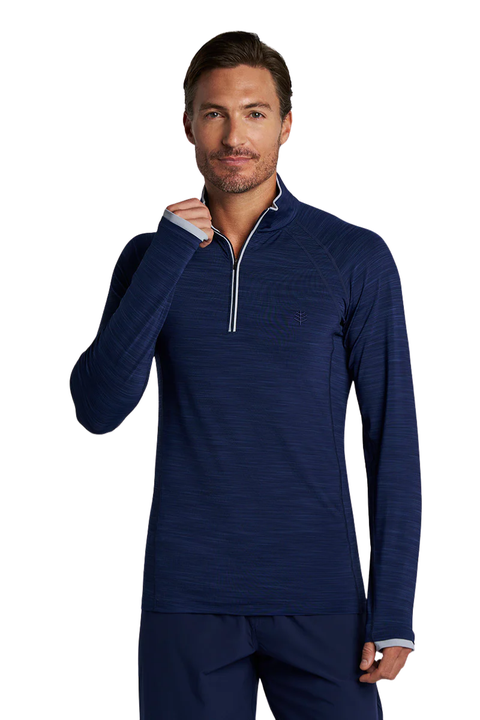 Men's Ultimate Half-Zip Rash Guard, UPF 50+ Sun Protection