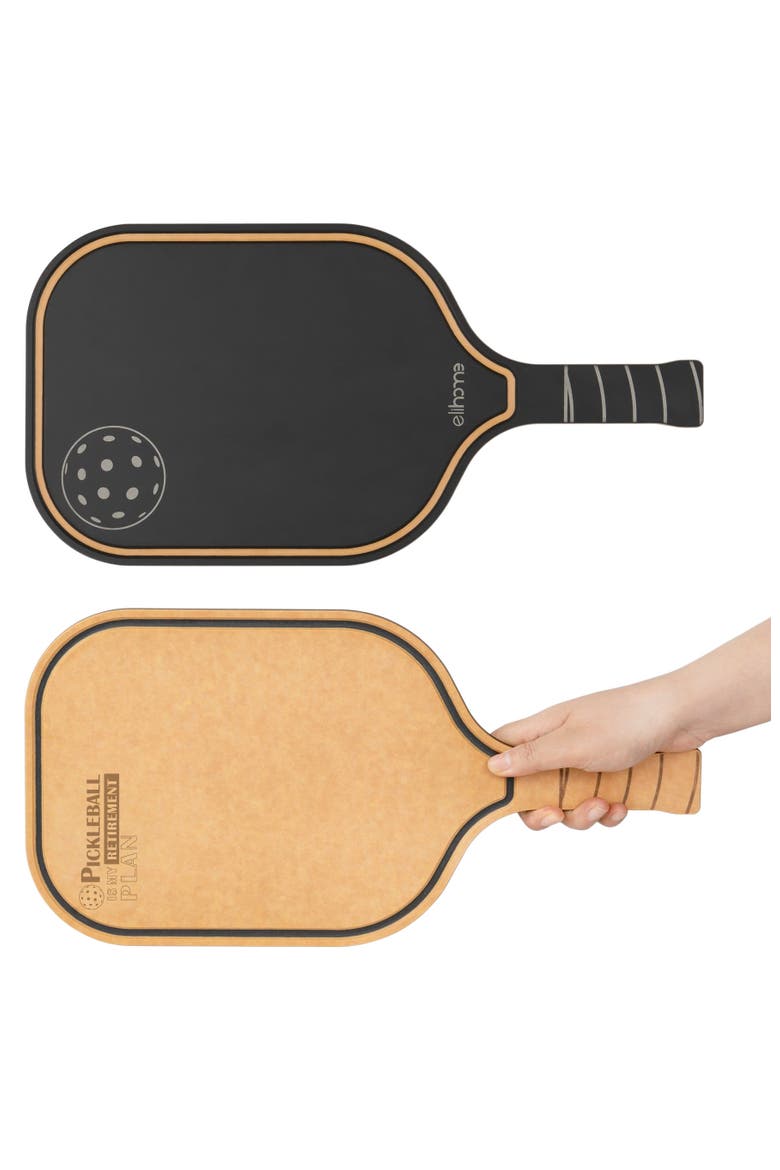 Pickleball Charcuterie Cutting Board -"Pickleball is My RETIREMENT Plan", Main, color, No Color