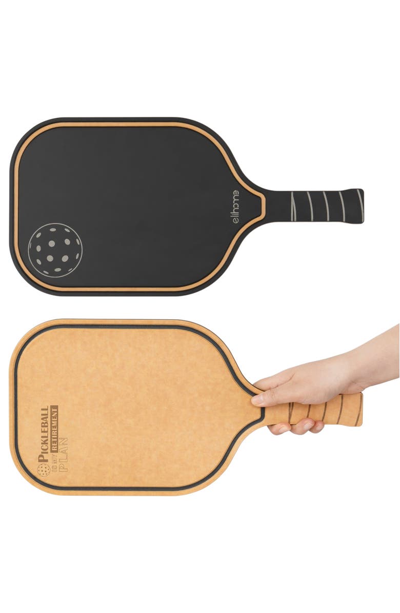 Eli Home Pickleball Charcuterie Cutting Board -"Pickleball is My RETIREMENT Plan", Main, color, NO COLOR