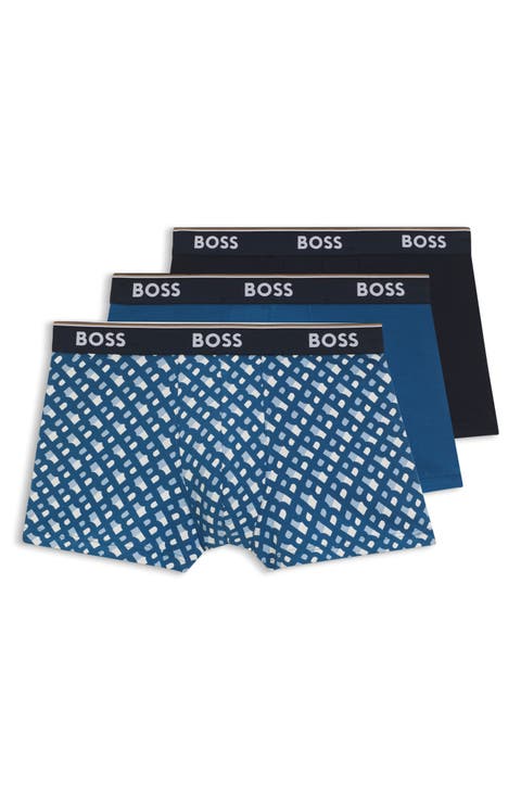 Assorted 3-Pack Power Stretch Cotton Trunks