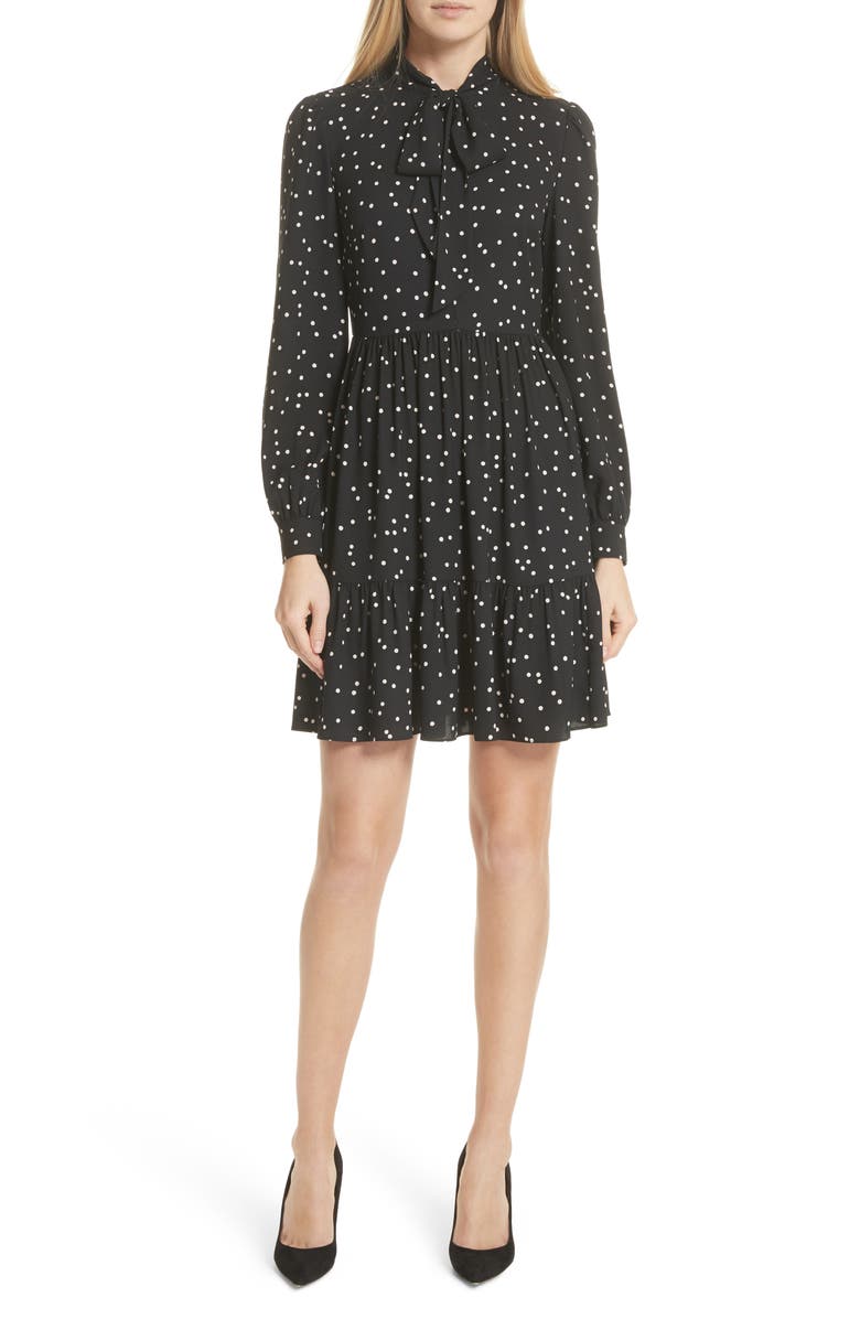 Kate Spade New York scatter dot shirtdress, Main, color, 