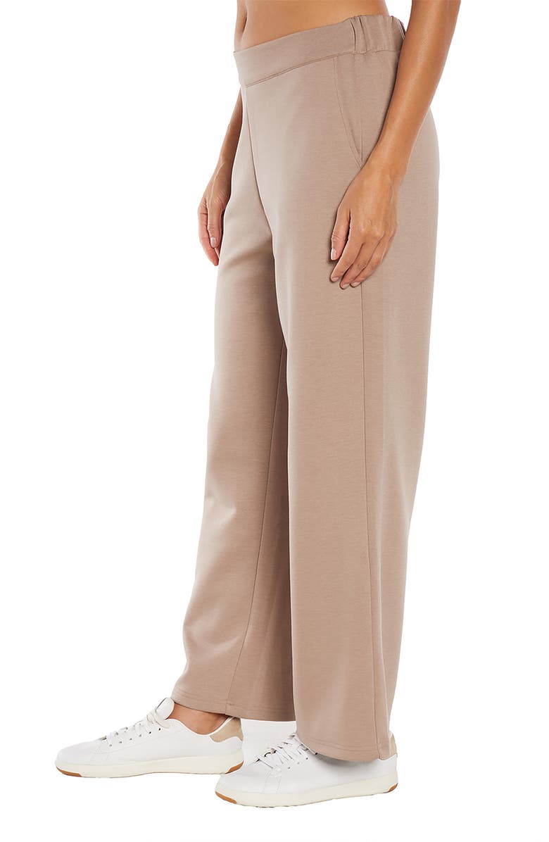 Three Dots Aria Scuba Knit Bootcut Pants, Alternate, color, 