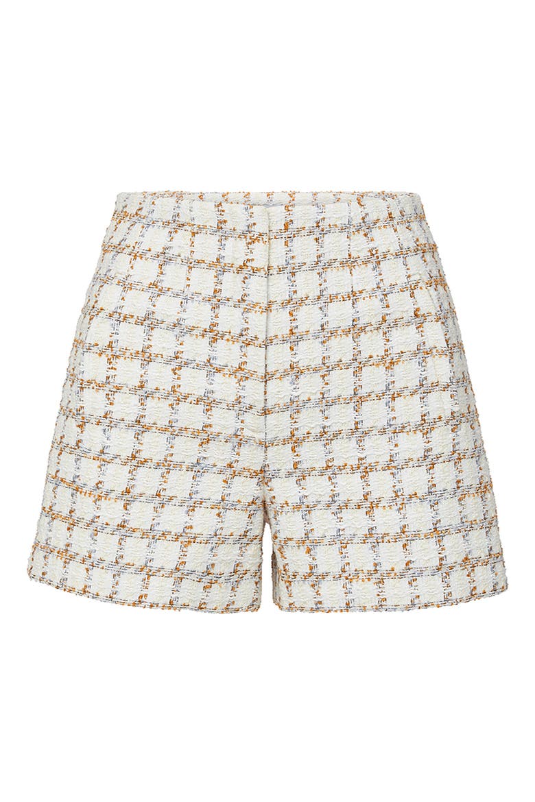 Jazmin Tweed Shorts, Alternate, color, ECRU MULTI