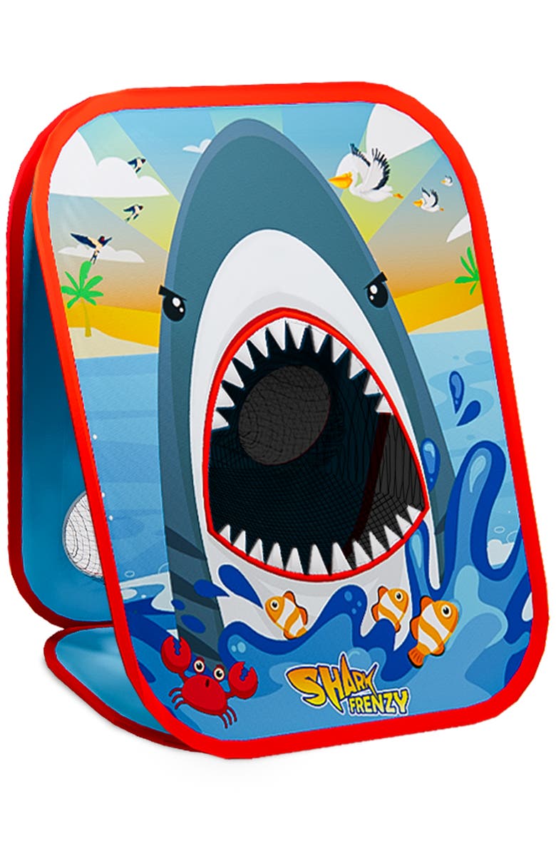 Swooc Games Shark Frenzy | 2-In-1 Bean Bag Toss Game For Kids, Alternate, color, Blue