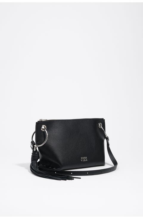 Medium Leather Trapecio Bag