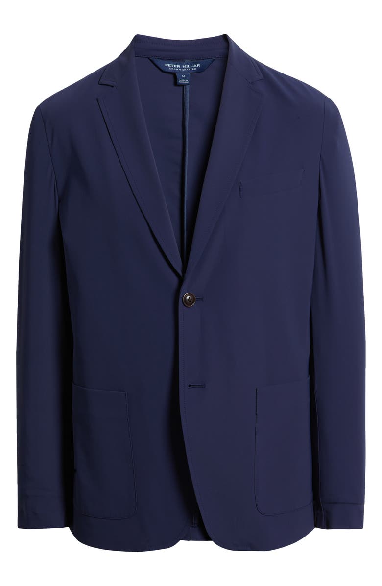 Peter Millar Crown Crafted Bingham Performance Sport Coat, Alternate, color, Navy