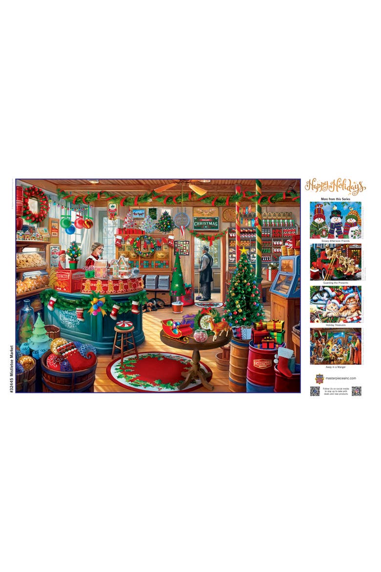 Mistletoe Market 300pc Jigsaw Puzzle, Alternate, color, Multicolor