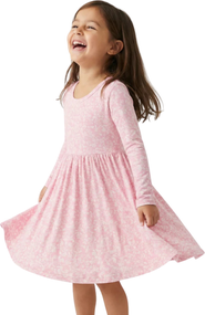 Motette Long Sleeve Twirl Dress