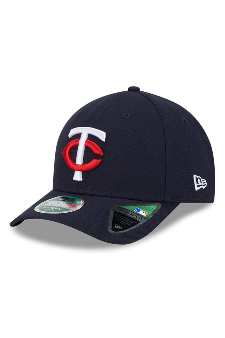 Men's New Era  Navy Minnesota Twins Player Replica 9FORTY Adjustable Hat, Main, color, Navy