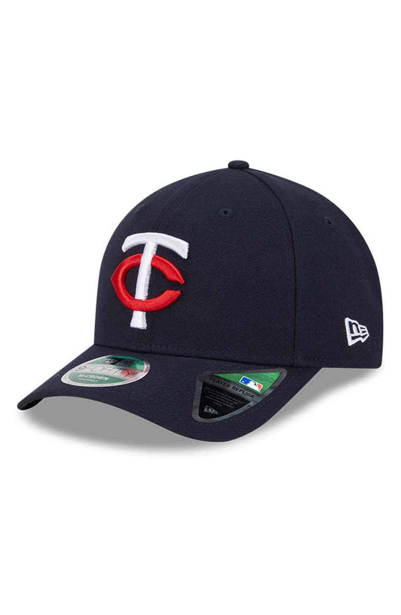 New Era Men's New Era  Navy Minnesota Twins Player Replica 9FORTY Adjustable Hat, Main, color, Navy