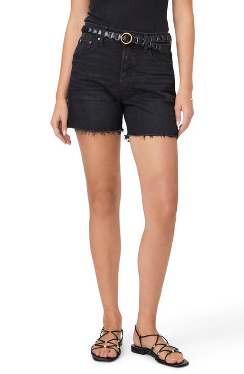 Finn Cutoff Denim Shorts (Lunar Darkness)