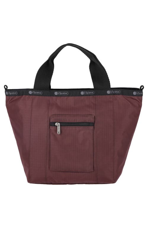 Lesportsac Small Reversible Pocket Tote Bag In Burgundy