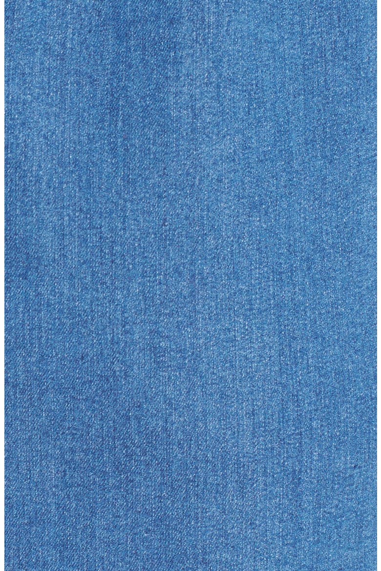 Cross Back Denim Minidress, Alternate, color, DENIM