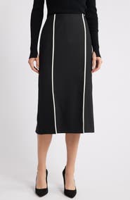 BOSS Voltara Wool Blend Pencil Skirt
