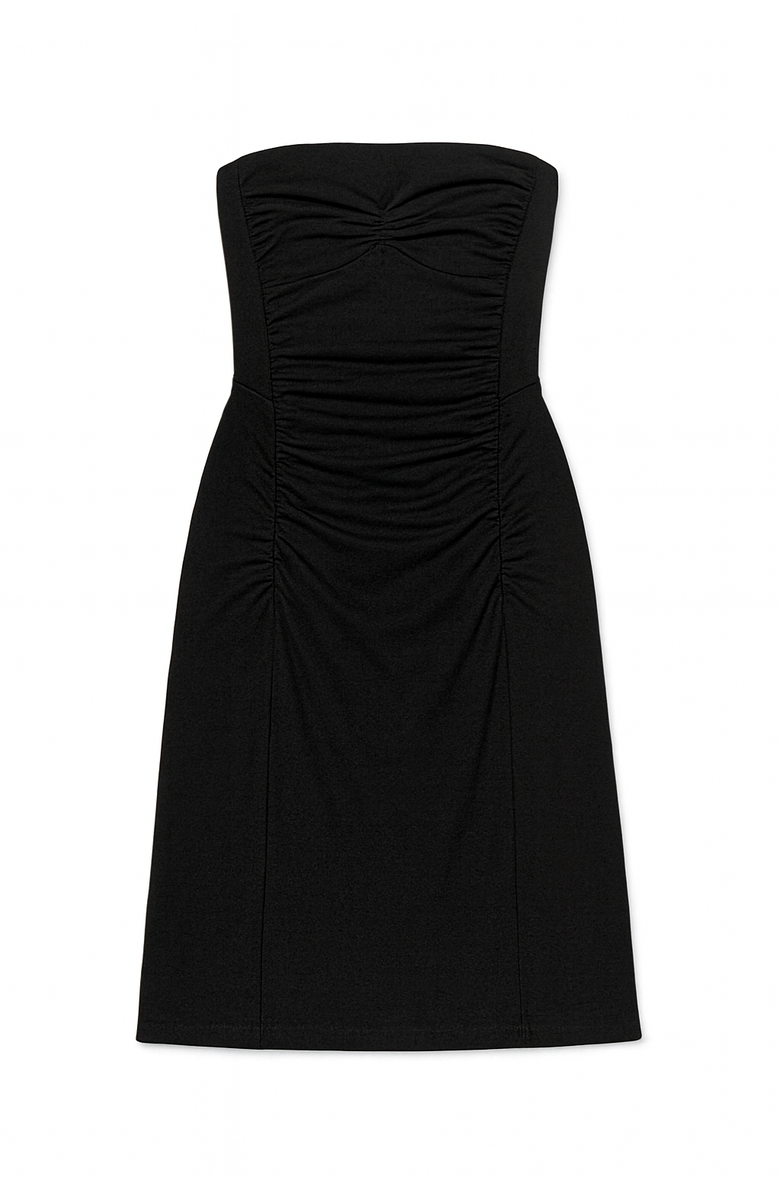 VIR VITA Gaia Dress, Main, color, Black