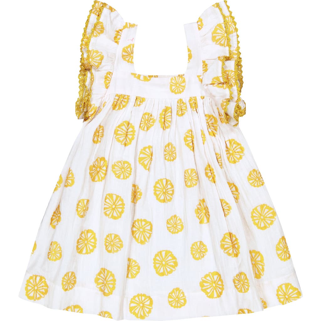 Mer St. Barth Serena Girl's Tassel Dress In White
