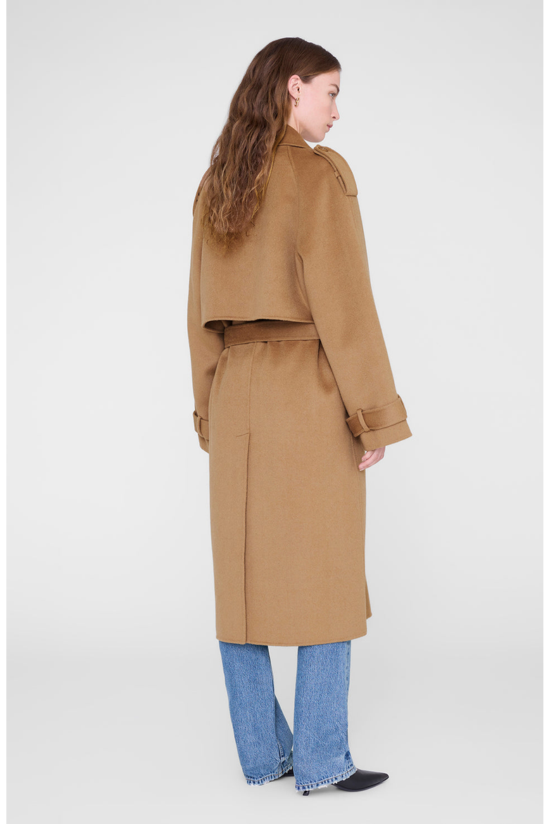 Rickie Maxi Trench, Alternate, color, Camel