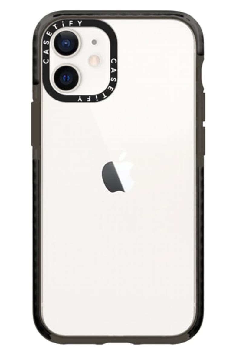Clear Impact iPhone 12 Mini Case, Main, color, CLEAR BLACK