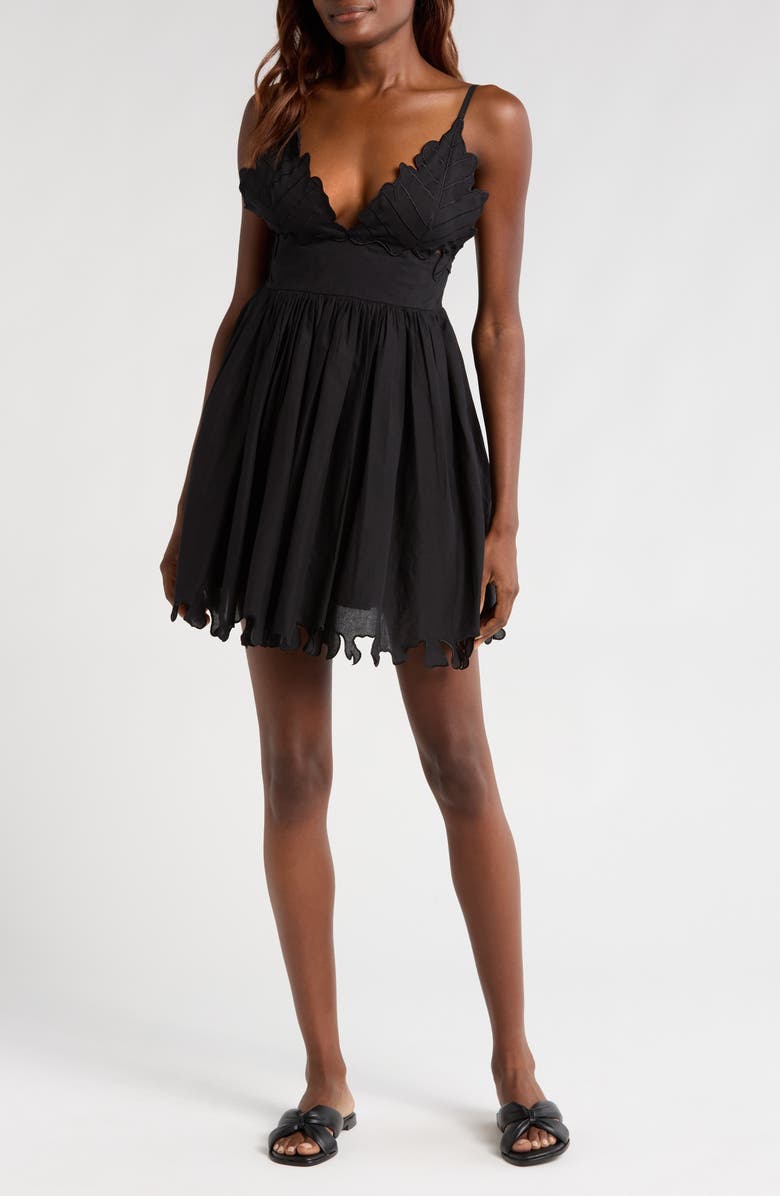 PQ SWIM Beatrice Cover-Up Minidress, Main, color, Midnight