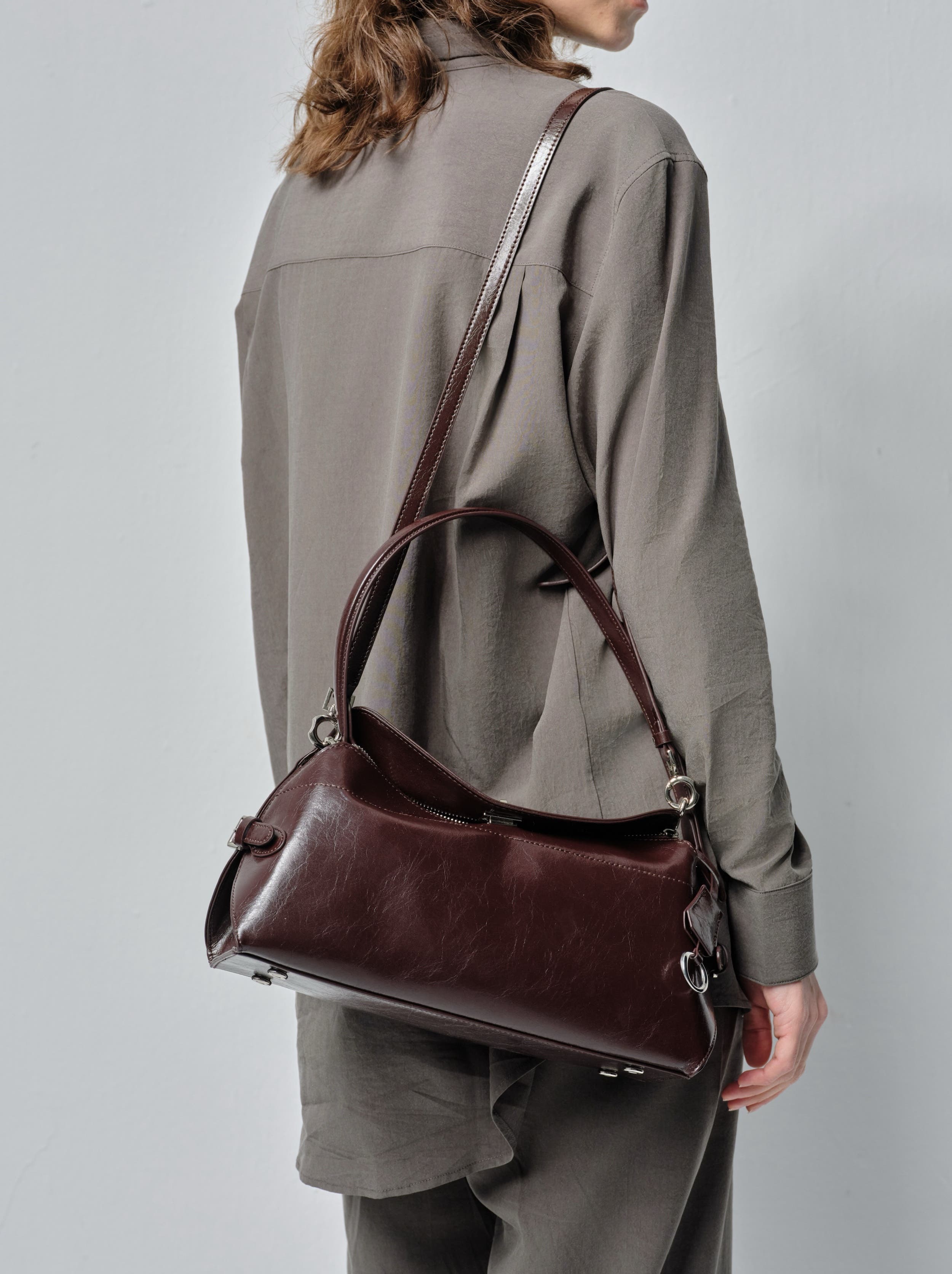 Bob Oré Blue Collection Zephyr Handbag, Alternate, color, Chocolate