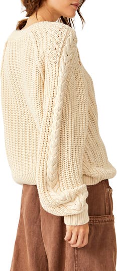 Frankie Cable Cotton Sweater