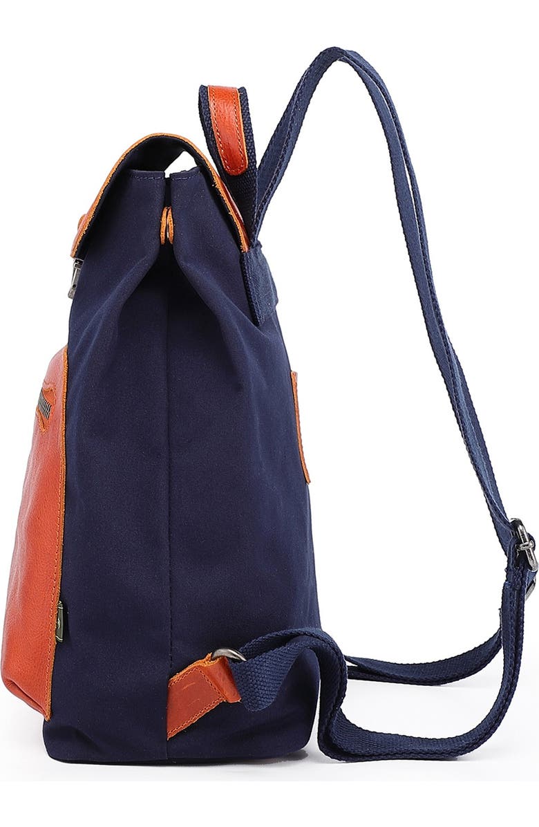 THE SAME DIRECTION Valley Trail Coated Canvas Backpack, Alternate, color,