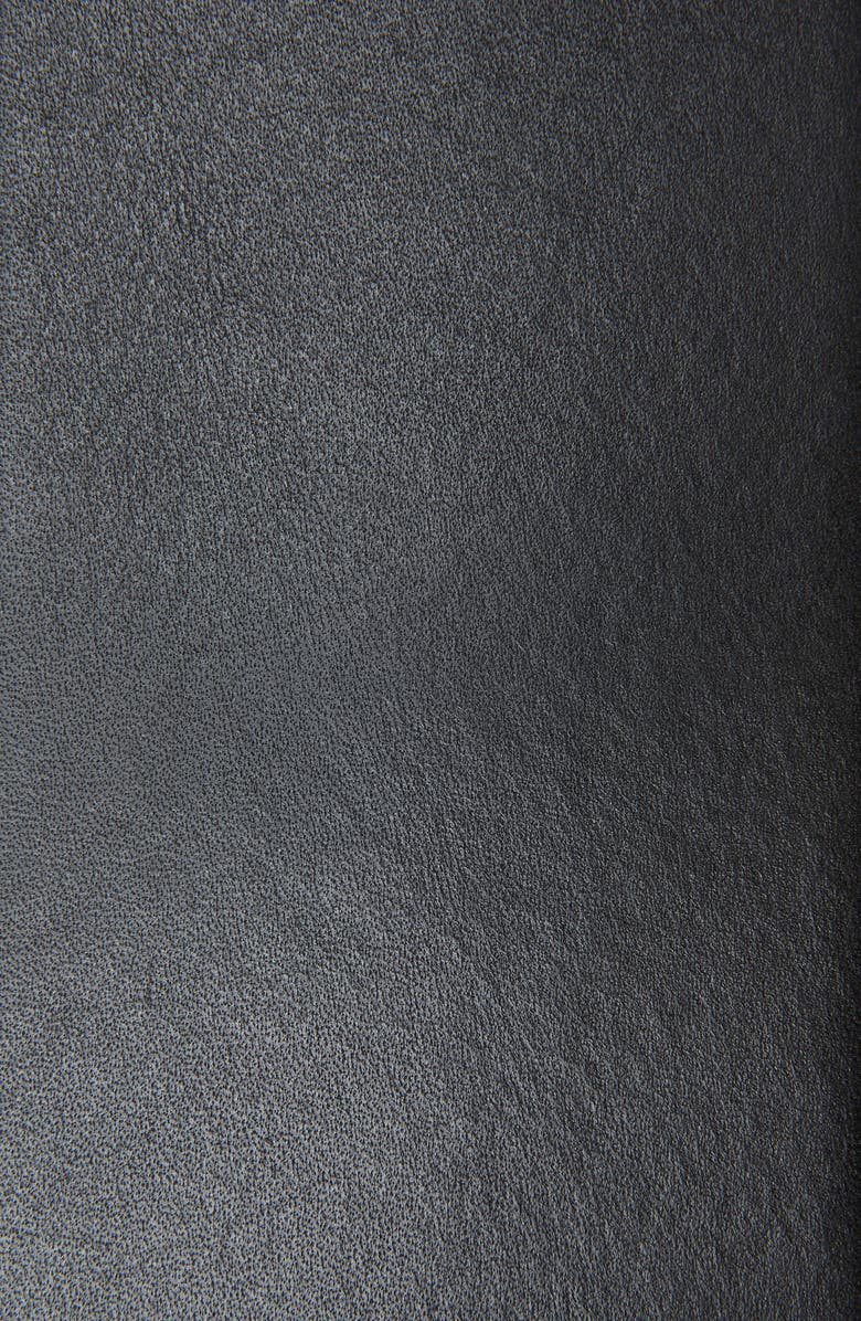 McQueen Alexander McQueen Molten Metal Buckle Leather Belt, Alternate, color,